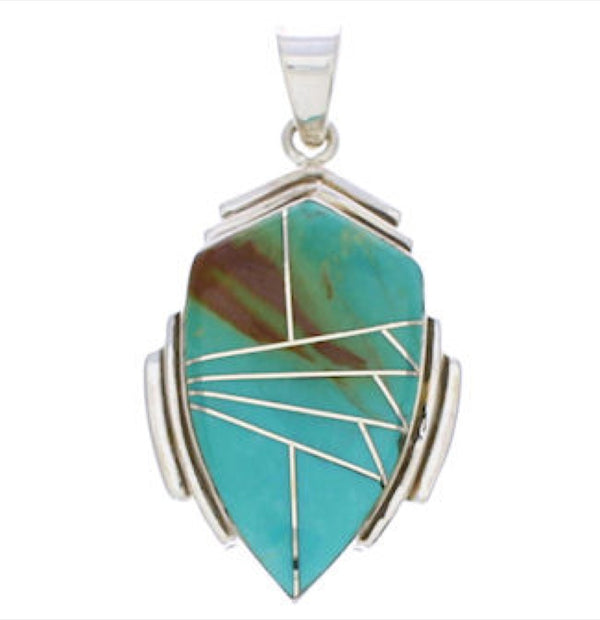 Turquoise Southwest Slide Pendant Jewelry EX29644